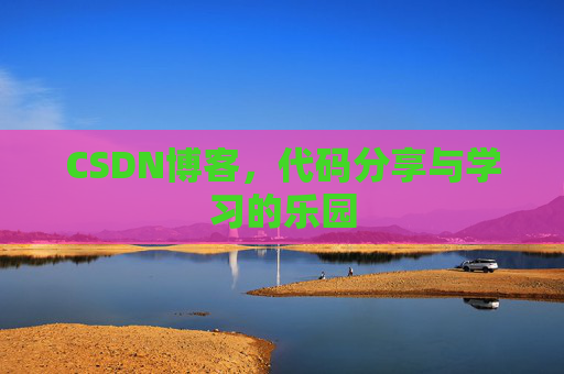 CSDN博客,代码分享与学习的乐园